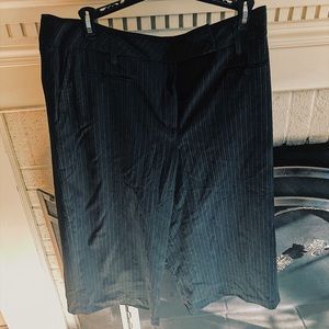 Loft short pinstriped palazzo pants.